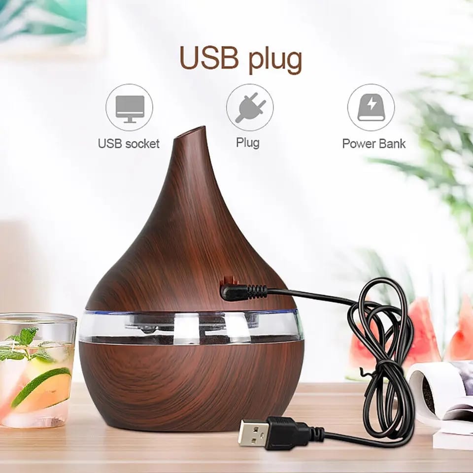 Humidificador USB Con Luz 200 ml