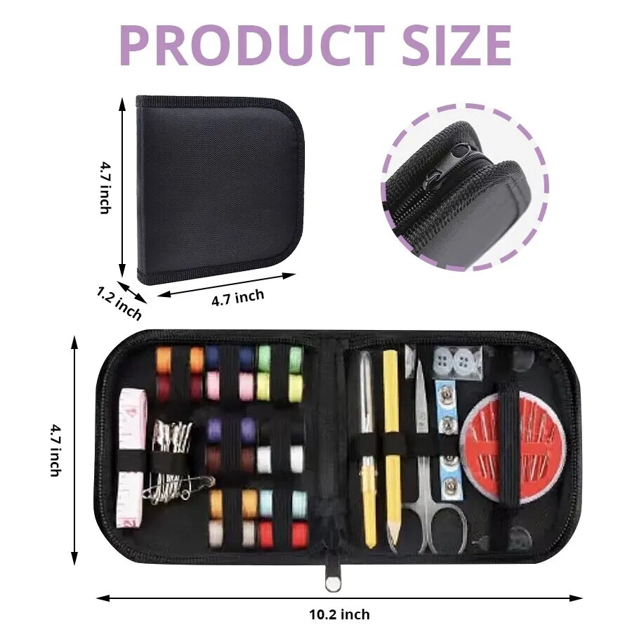 ⭐ Kit De Costura Premium: Agujas, Hilos